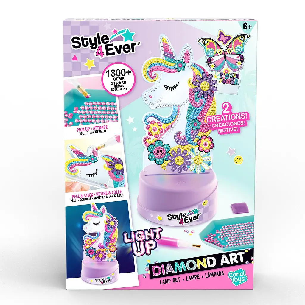 Набір для творчості Style 4 Ever "Diamond Art - Деко з підсвіткою" CanalToys Art.OFG299 - фото 9