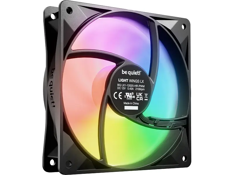 Вентилятор для корпусу Be quiet! LIGHT WINGS LX 120mm PWM high-speed (BL123) - фото 3