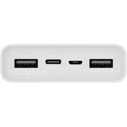 Повербанк Xiaomi PowerBank 3 20000mAh 18W PLM18ZM White 00000017646/-mia - фото 3