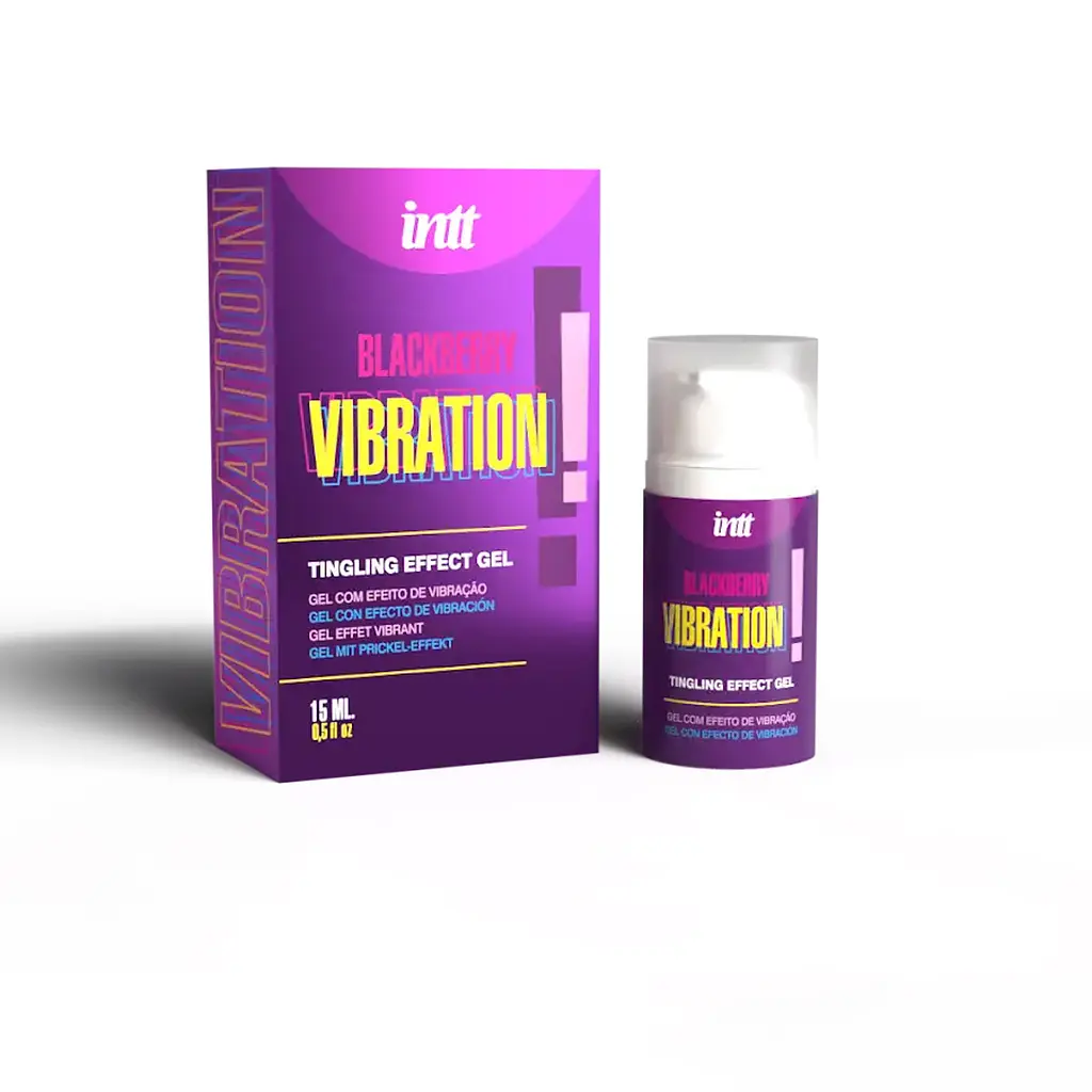 Рідкий вібратор - Intt Vibration! Blackberry, 15 мл - фото 2