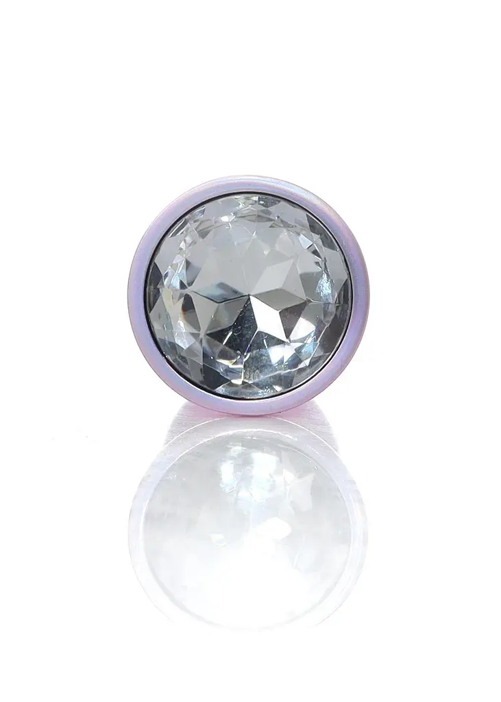 Анальна пробка - Jewellery Pearl Pink Plug Clear S - фото 4