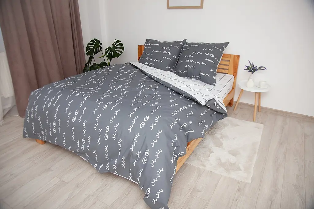 Комплект постільної білизни ТЕП Soft dreams Look сімейний сірий з білим (2-03860_27665) - фото 2