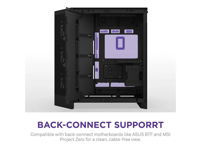 Корпус NZXT H9 Flow Black (CM-H92FB-01) - фото 6