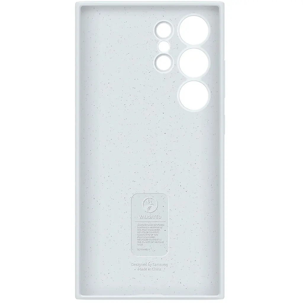 Оригінальний силіконовий чохол Samsung Silicone Case для Samsung Galaxy S24 Ultra (S928) White EF-PS928TWEGWW  - фото 3