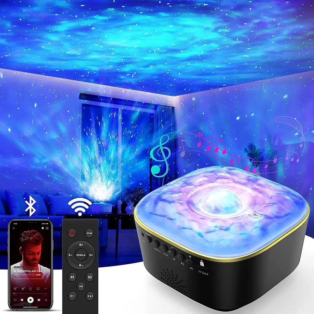 Дитячий проектор Galaxy star Nebula з дистанційним керуванням та таймером - фото 6