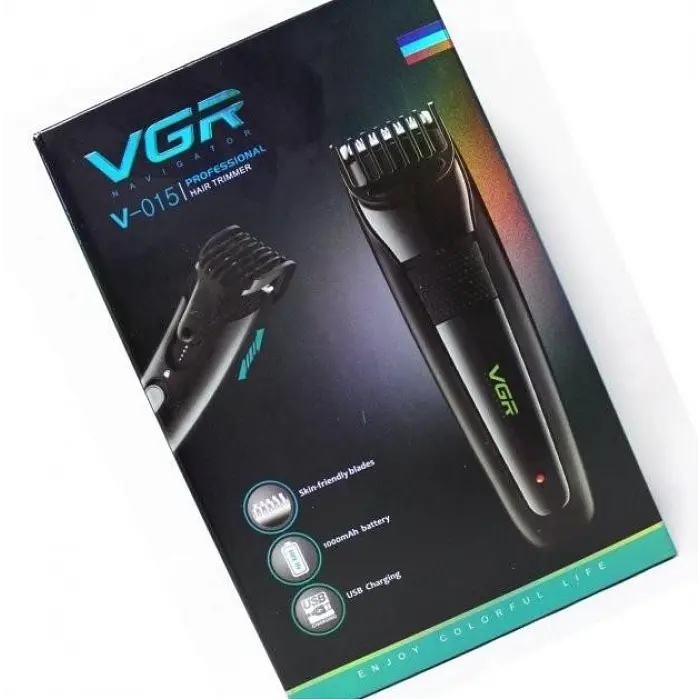 Машинка для стрижки бороди тример акумуляторний VGR V-015 Professional 1000 мА·год 5 Вт - фото 5
