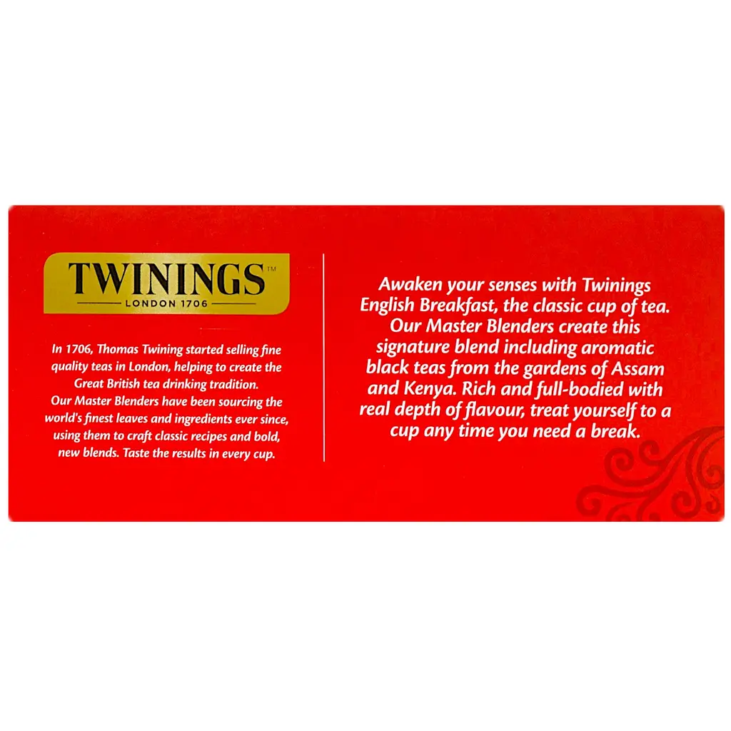 Чай чорний Twinings English Breakfast 50 г (25 шт. х 2 г) (109138) - фото 3