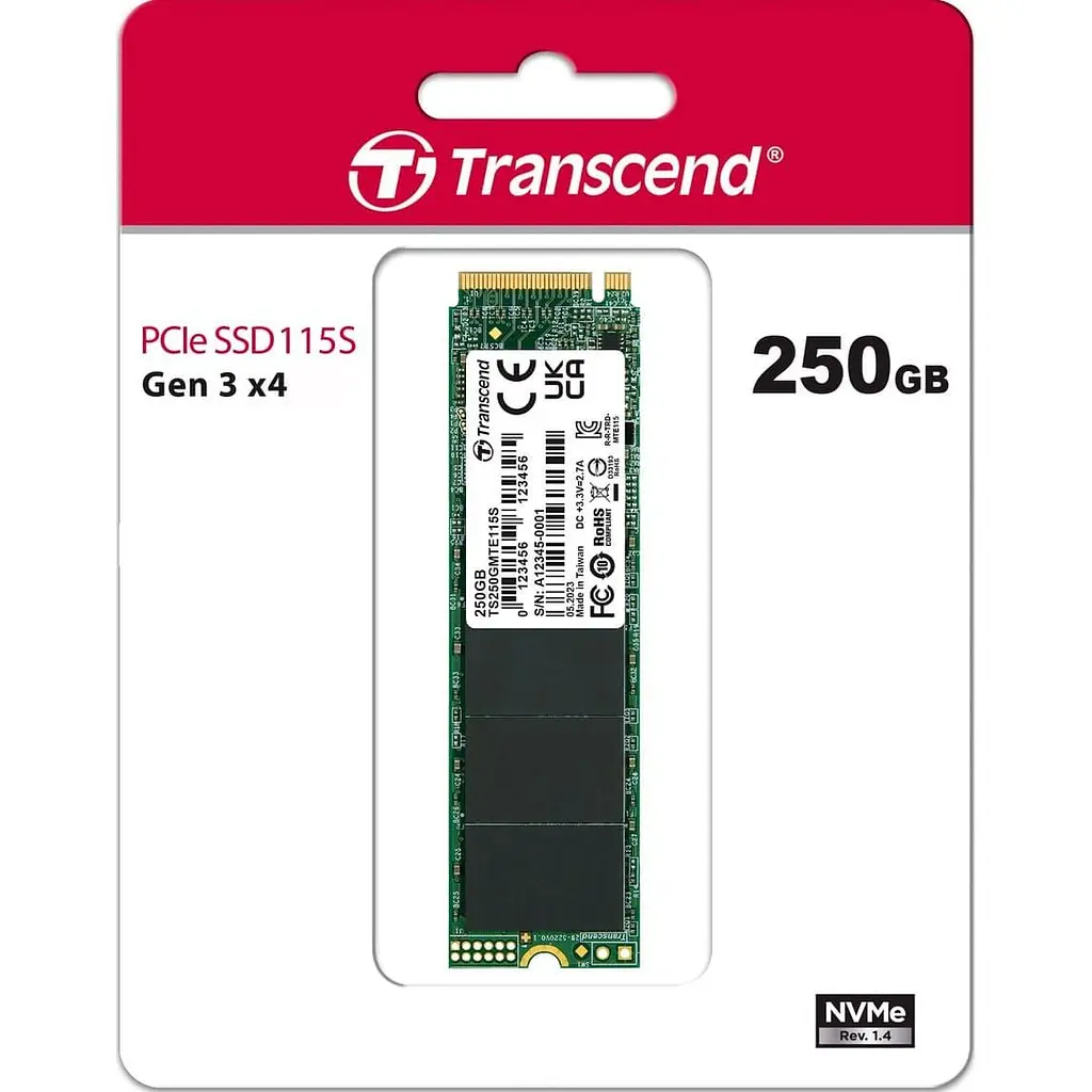 Накопитель SSD Transcend SSD M.2 2280 250GB (TS250GMTE115S) - фото 3