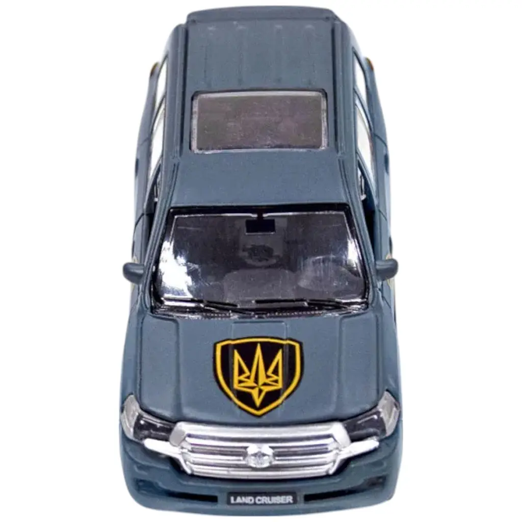 Автомодель TechnoDrive KM6010 серія Шеврони Героїв Toyota Land Cruiser Рубіж - фото 7