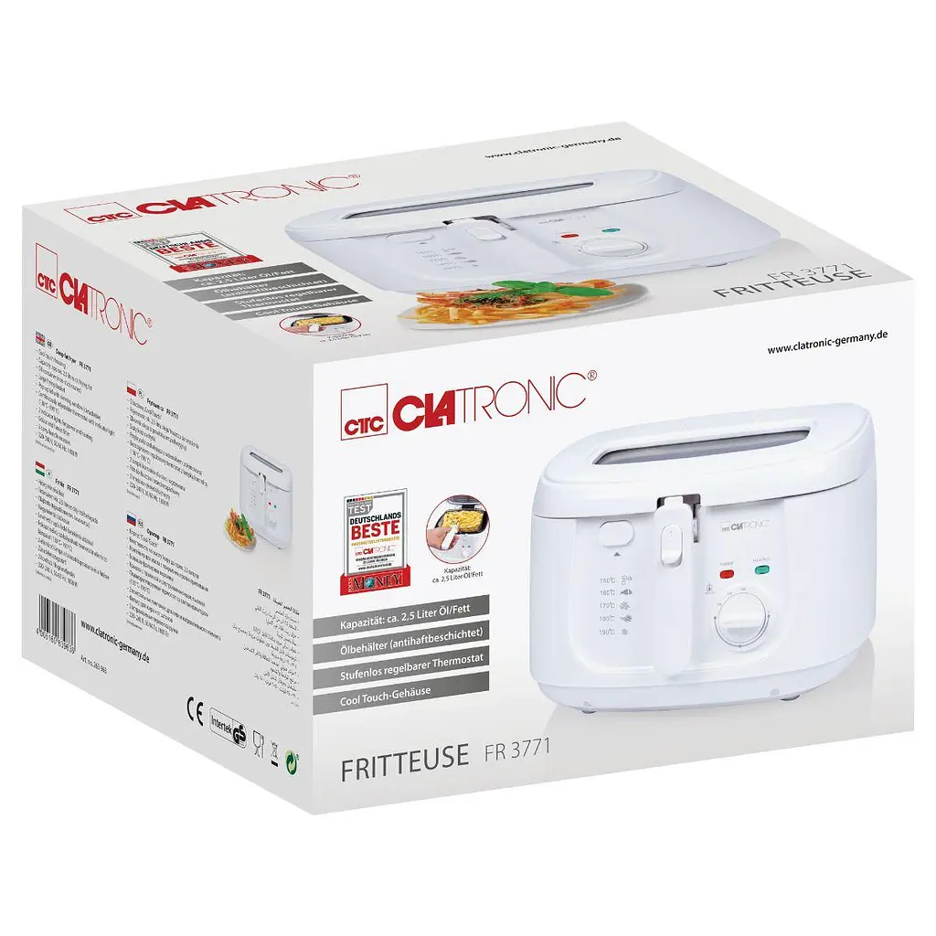 Фритюрниця Clatronic FR 3771 - фото 10