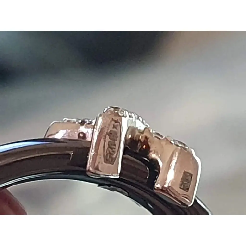 Срібне кільце Aurora з керамікою і фіанітами. С1164Ч 17 - фото 5