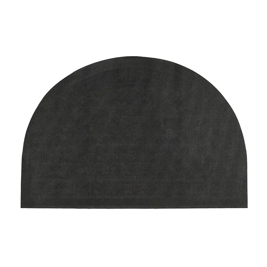 Килимок придверний Eco Fabric Луска півколо без кромки чорний 40 х 60 см (4060-017) - фото 2