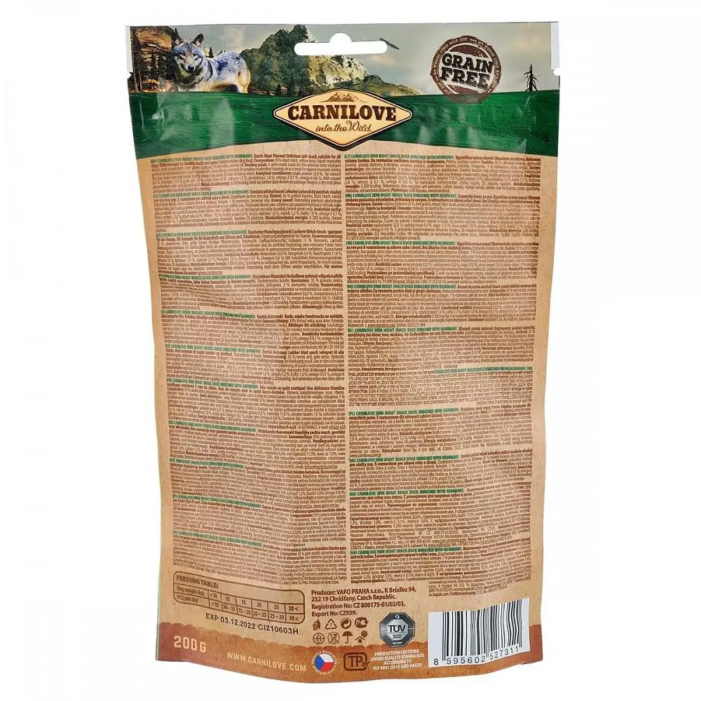 Ласощі для собак Carnilove Duck with Rosemary 200 г (для зубів) - фото 3