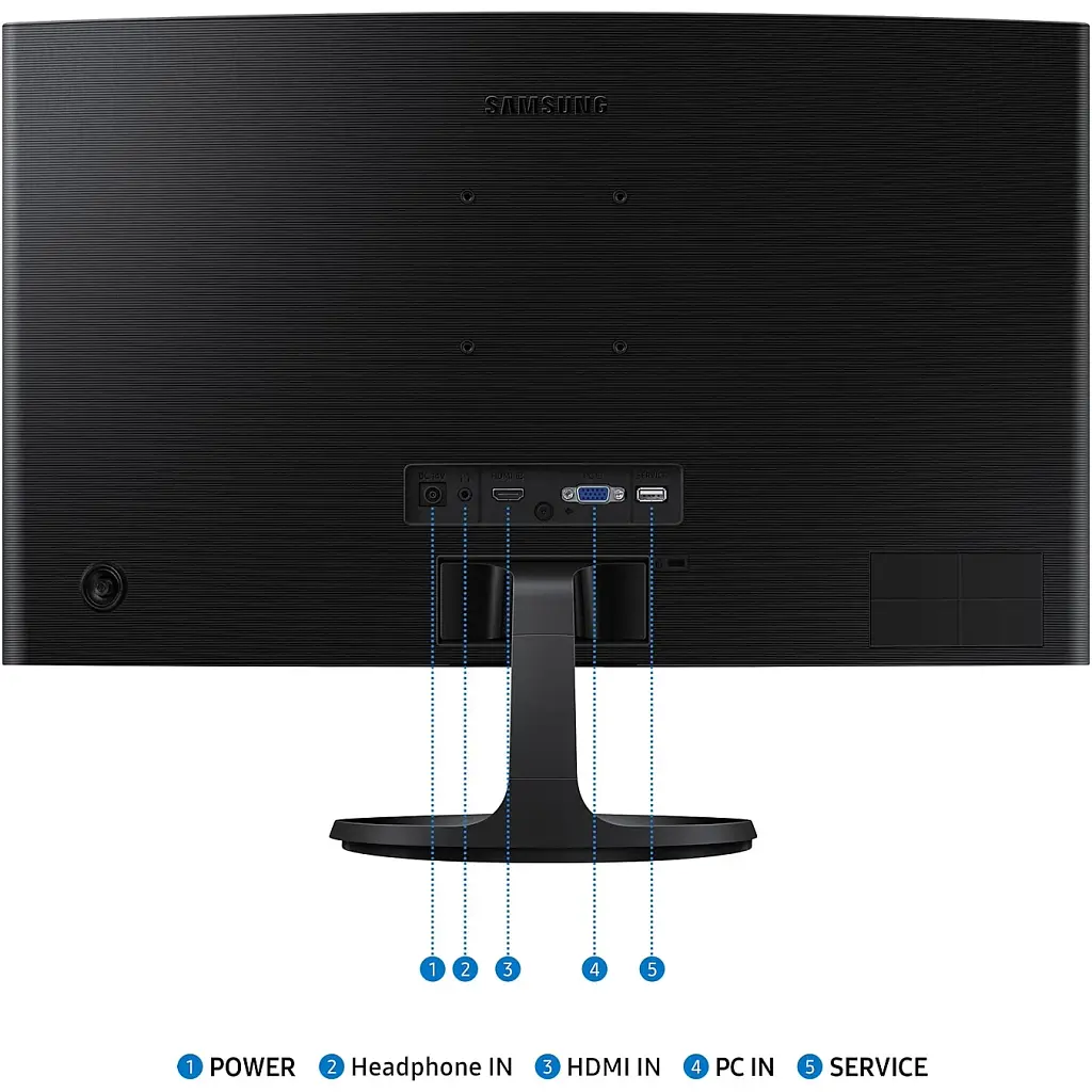 Монітор Samsung 24" Essential S3 [LS24D360GAIXCI] [131265] - фото 6