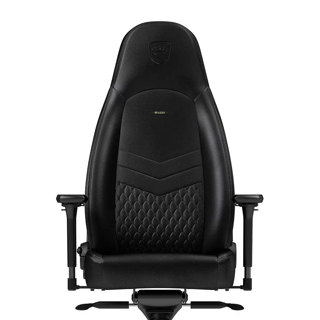 Геймерське крісло Noblechairs ICON Real Leather Black - фото 7