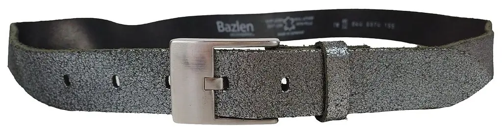 Жіночий шкіряний ремінь Bazlen RMT246 2,8 см 101 см Сріблястий - фото 6