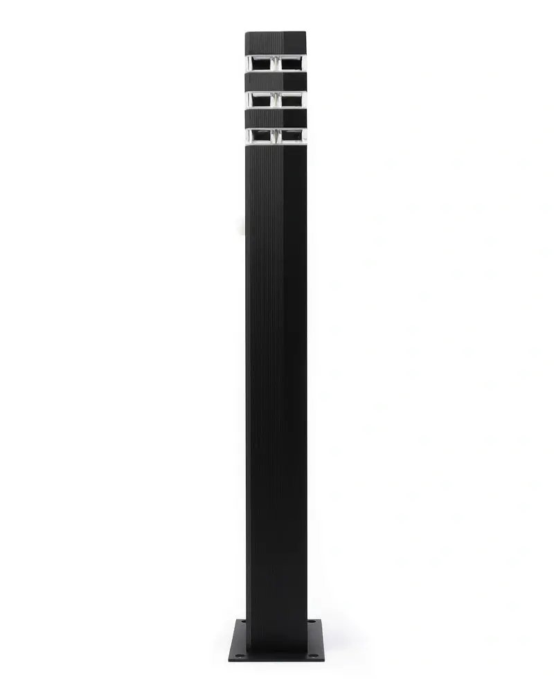 Вуличний світильник з датчиком руху Nowodvorski 9097 Rio Sensor E27 1x10W IP54 чорний - фото 5