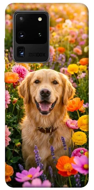 TPU чохол Demsky Flowery labrador для Samsung Galaxy S20 Ultra
