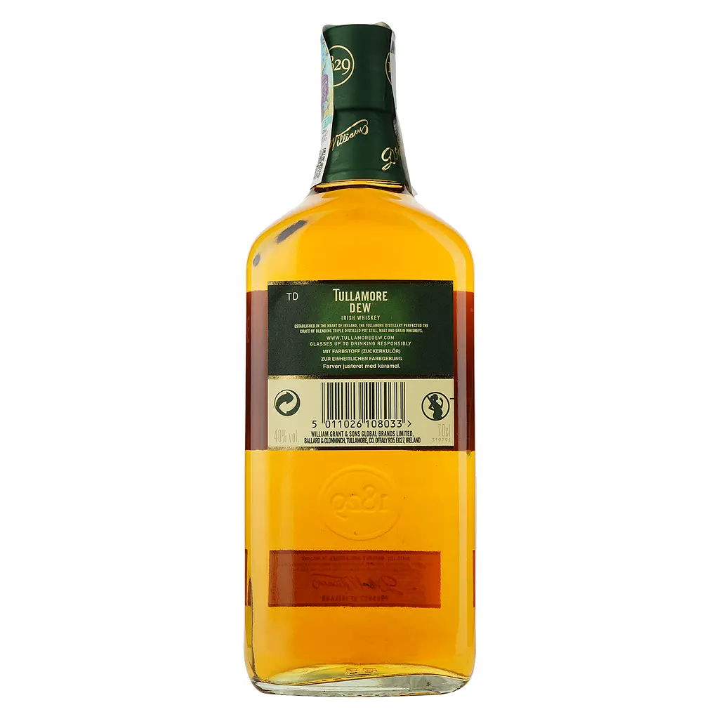 Виски Tullamore Dew Original Irish Whiskey, + 2 стакана в коробке, 40 %, 0,7 л - фото 4