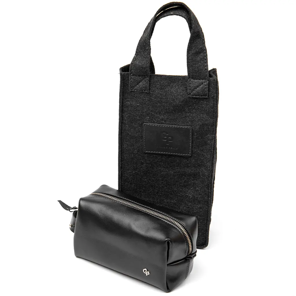 Чоловіча шкіряна косметичка GRANDE PELLE 17х10.5х7 см acs0018587 - фото 5