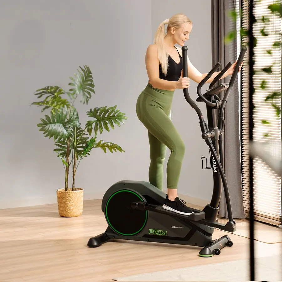 Орбітрек Hop-Sport HS-120C Prim чорно-зелений - фото 2