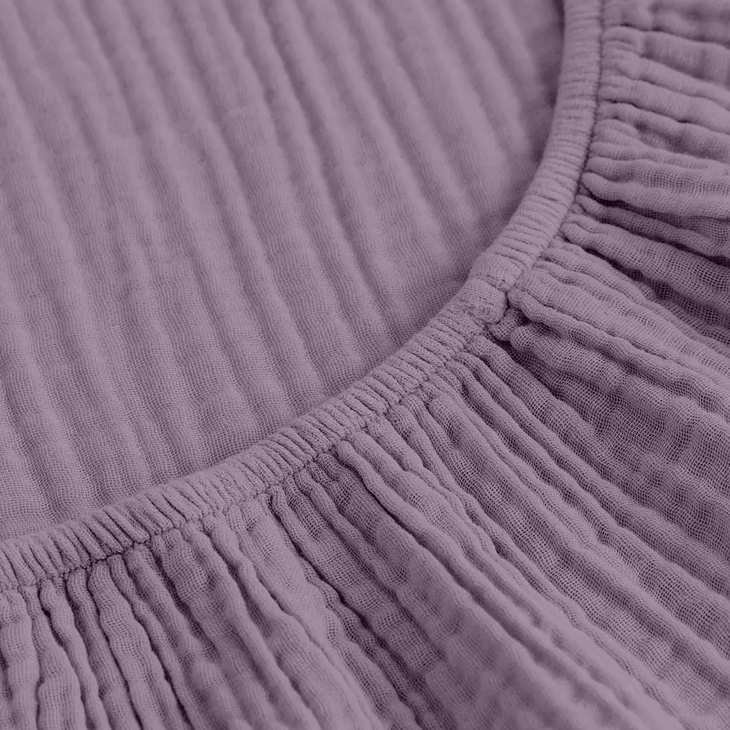 Простирадло на резинці муслін 80х160 AMETHYST COSAS (4822052493922) - фото 4