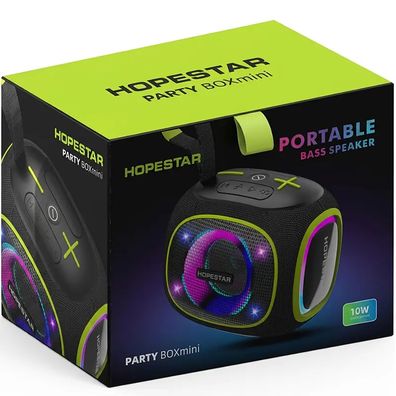 Bluetooth колонка Hopestar PartyBox mini 10W Black - фото 3