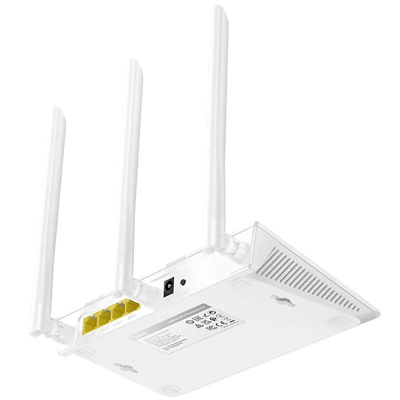 Маршрутизатор (роутер) Hoco HI30 WiFi4 100Mbs White - фото 2