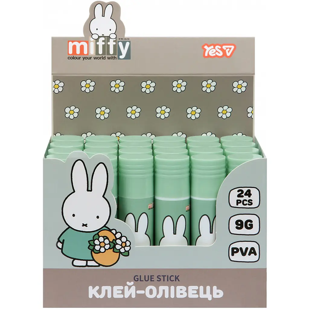 Клей-олівець PVA Yes Miffy 9 г (320314) - фото 4