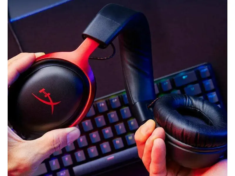 Навушники з мікрофоном HyperX Cloud III Black/Red (727A9AA) - фото 8