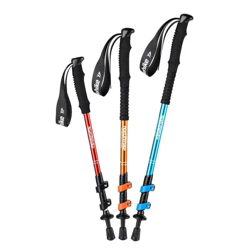Трекінгова палиця 3-сек. Naturehike Boy 6061 AL NH17D001-Z, 50-100 см, алюміній, блакитна - фото 9