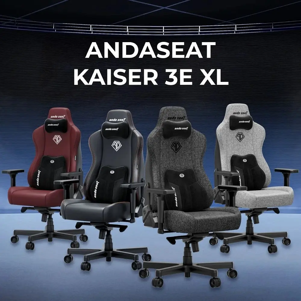 Крісло ігрове Anda Seat Kaiser 3E XL Grey Fabric (AD23YC-XL-09-G-CF-G01) - фото 10
