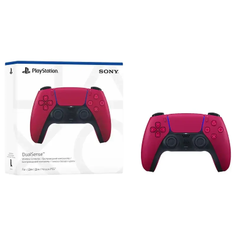 Геймпад Sony Playstation DualSense Bluetooth PS5 Cosmic Red (1000050249) - фото 5