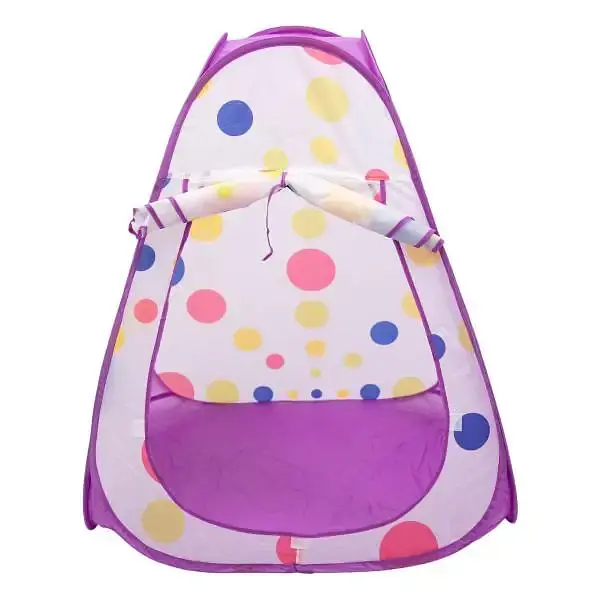 Намет дитячий ігровий LUGI HP-S-4NDV з тунелем та басейном для кульок бузковий - фото 10