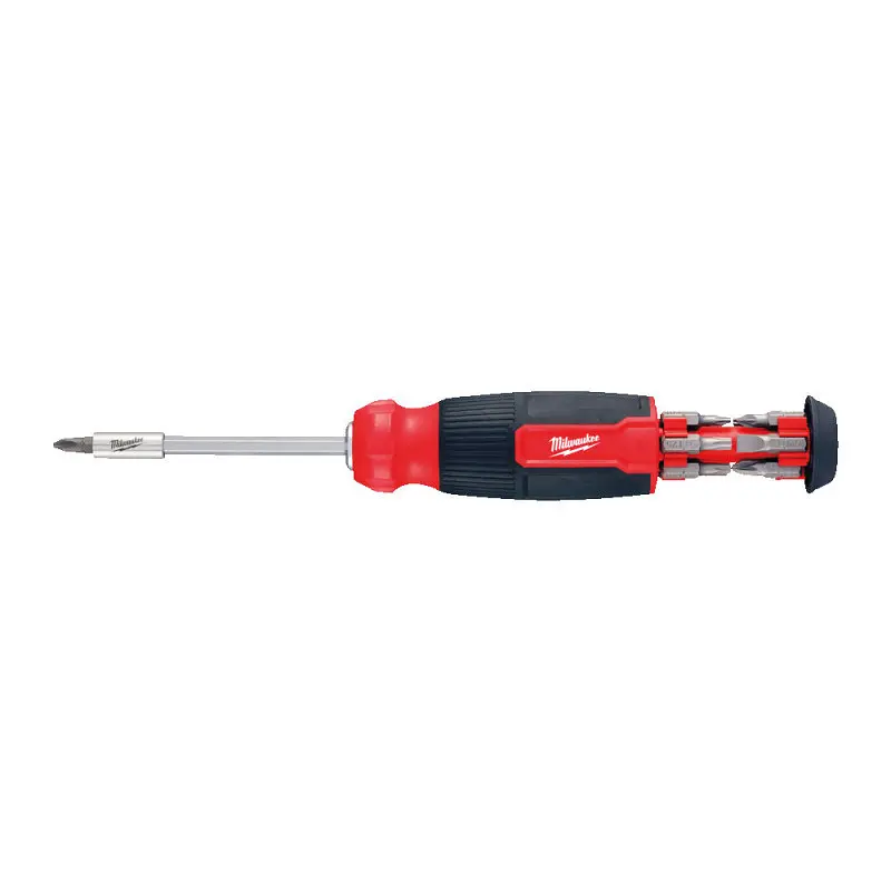 Викрутка зі змінними вставками 14-в-1 (PH/PZ/SL/TX/HEX) MILWAUKEE (PH1 / PH2 / PZ1 / PZ2 / T10 / T15 / T20 / T25 / Hex 3 / Hex 4 - фото 4