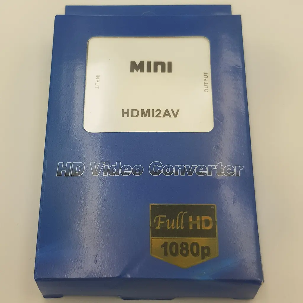 Конвертер адаптер з HDMI на AV тюльпани RCA перехідник перетворювач 1080P відео та аудіо UKC білий - фото 7