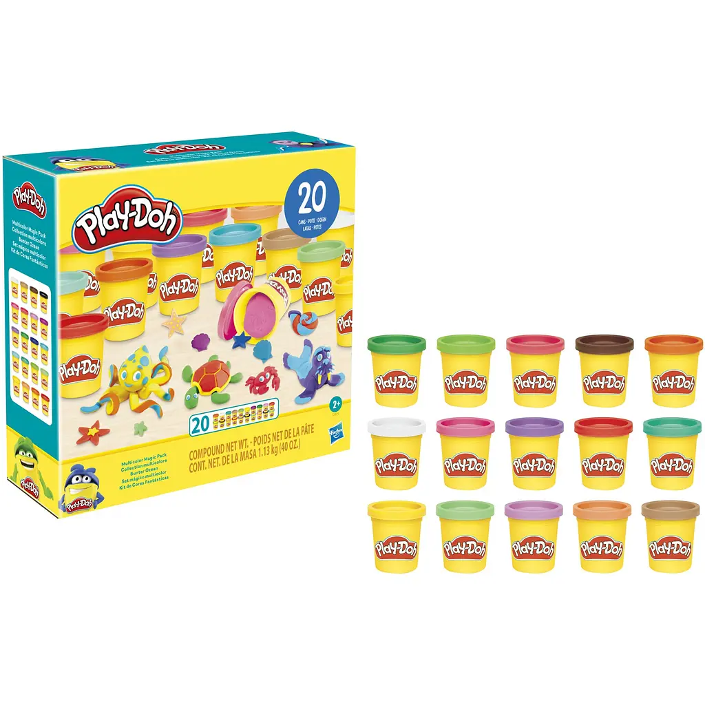 Набір маси для ліплення Hasbro Play-doh 20 баночок (F2829) - фото 4
