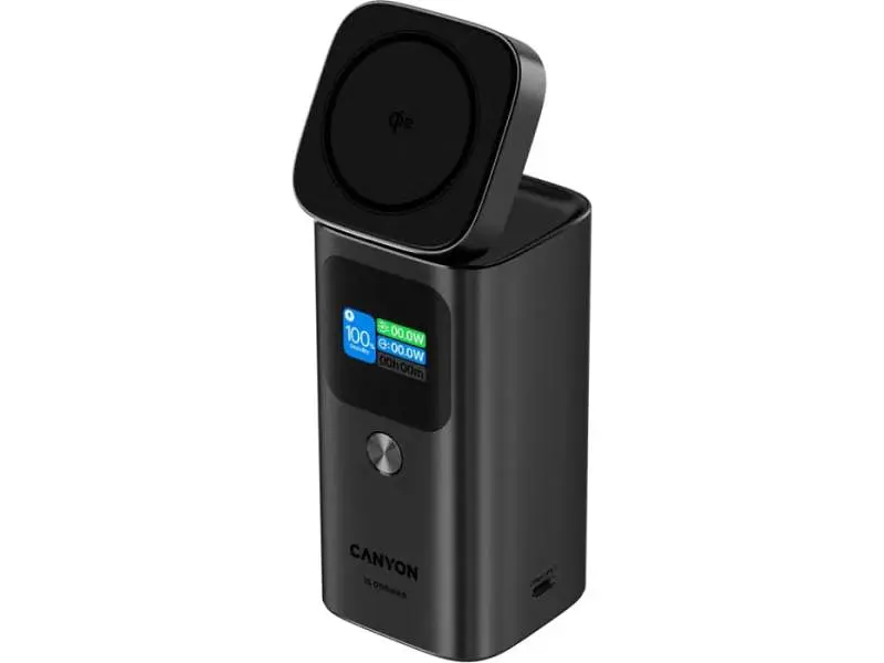 Зовнішній акумулятор (Power Bank) Canyon OnPower 150 Qi2 Magnetic (CNS-CPB150DG) - фото 3