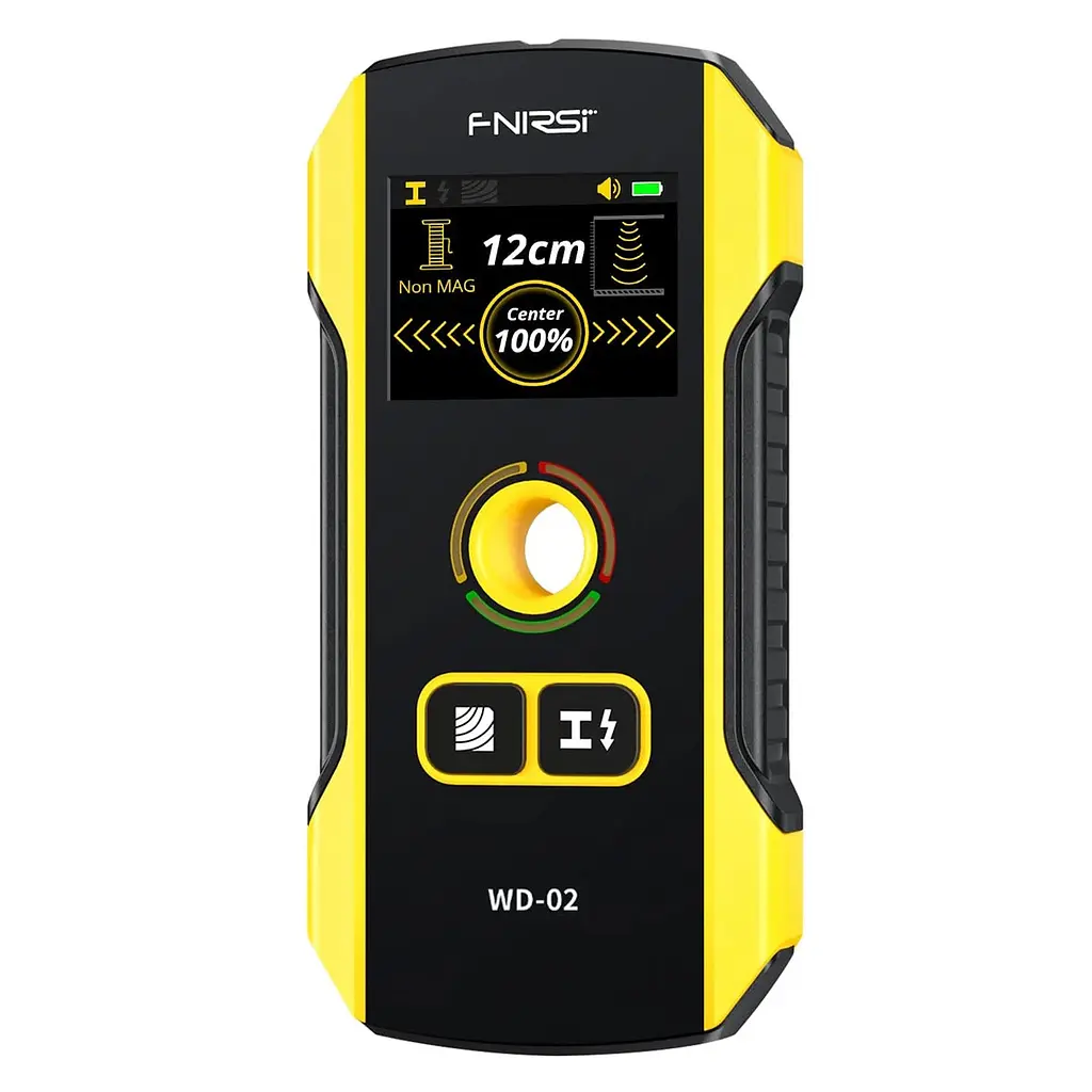 Детектор прихованої проводки FNIRSI WD-02 yellow - фото 2