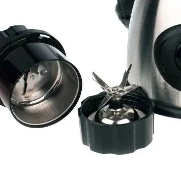 Блендер Henschll HS-9999 кухонний з чашею 1000 Вт 5 швидкостей нержавіюча сталь чорний (HS-9999_761) - фото 4