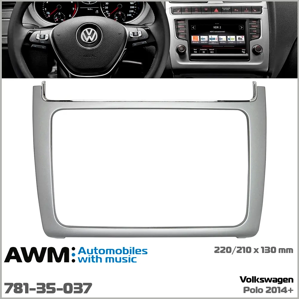 Переходная рамка Volkswagen Polo AWM 781-35-037 - фото 6