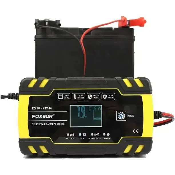 Зарядний пристрій XPRO Foxsur 12V 8A (43220-F8a_568) - фото 3