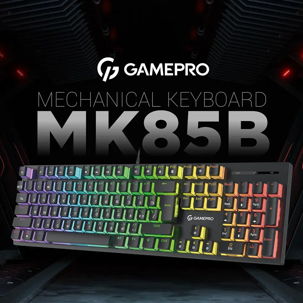Клавіатура GamePro Blue Switch механічна (MK85B) - фото 8