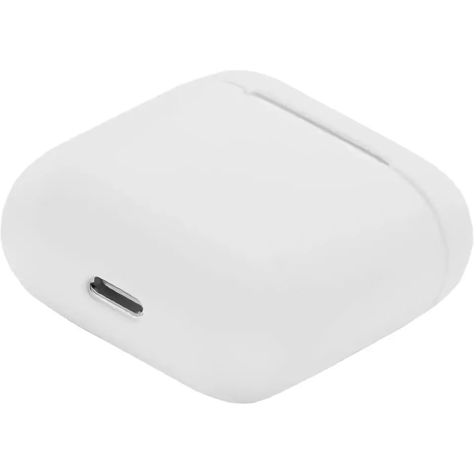 Чохол для навушників Apple AirPods 2 Silicone Case [White] [41364] - фото 3