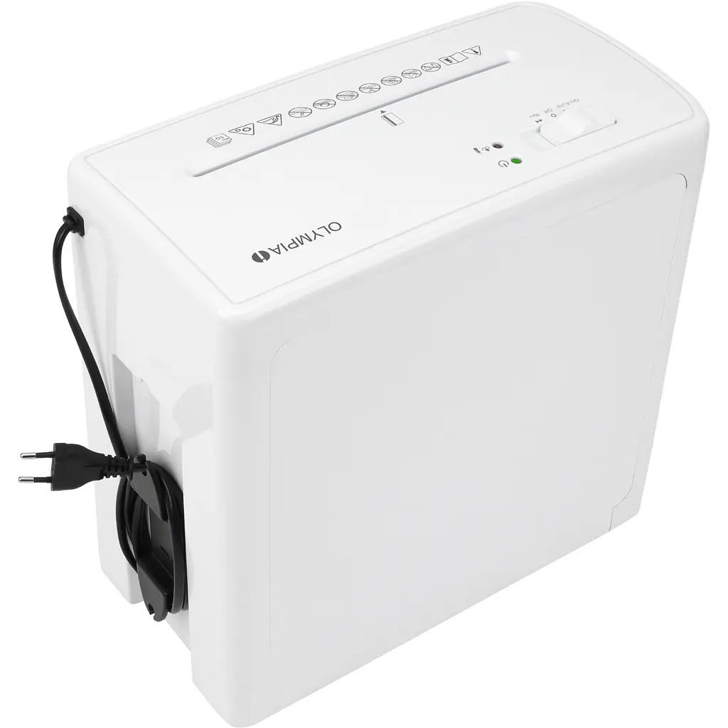 Знищувач документів Olympia CC 1010 S, A4, 80g х 10 л.,4*38, 10л., P-4 - фото 5