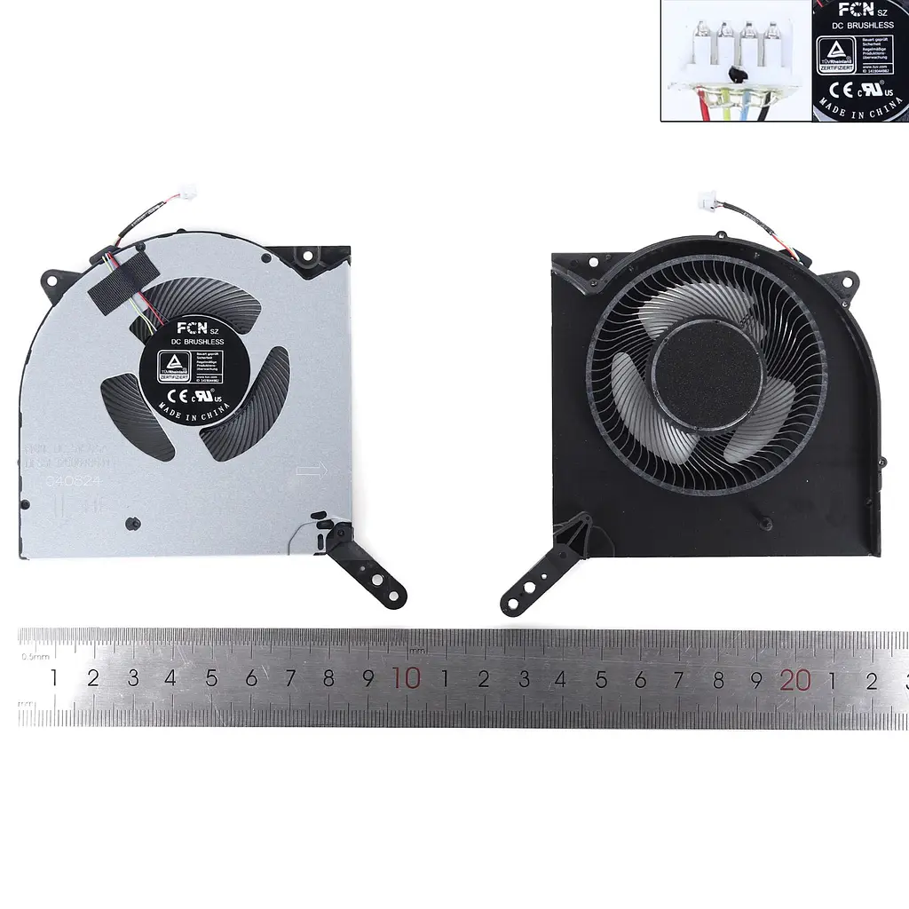 Вентилятор для Lenovo Legion 7-16ITHg6 Type 82K6, (5V CPU fan, FCN FNKL DFS5L32G064860) - фото 3