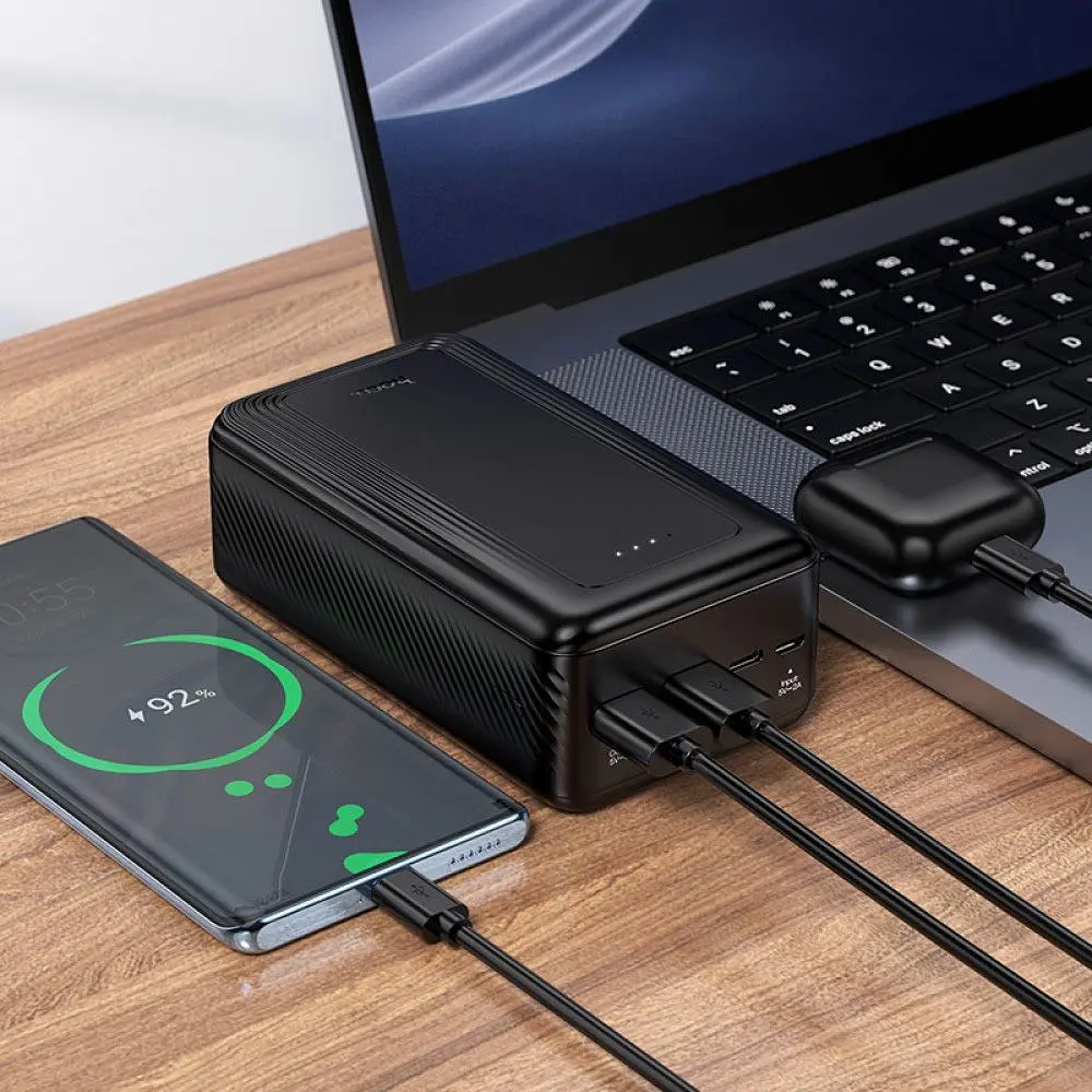 Зовнішній акумулятор Hoco J165B Balance 30000mAh 10W Black [156646] - фото 6