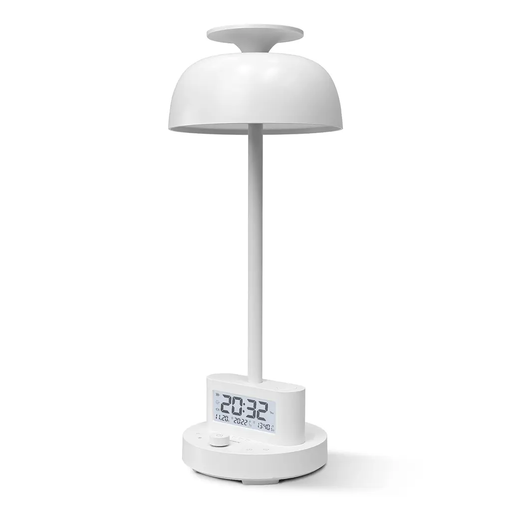 LED лампа настiльна з акумулятором VIDEX VL-TF24W 8W 4000K+RGB White VIDEX (29249-000) - фото 2