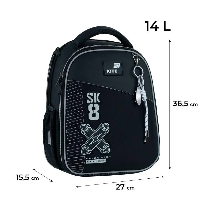 Рюкзак каркасний "Kite" Education Skate 1від.,3карм. №K26-555S-7 - фото 2