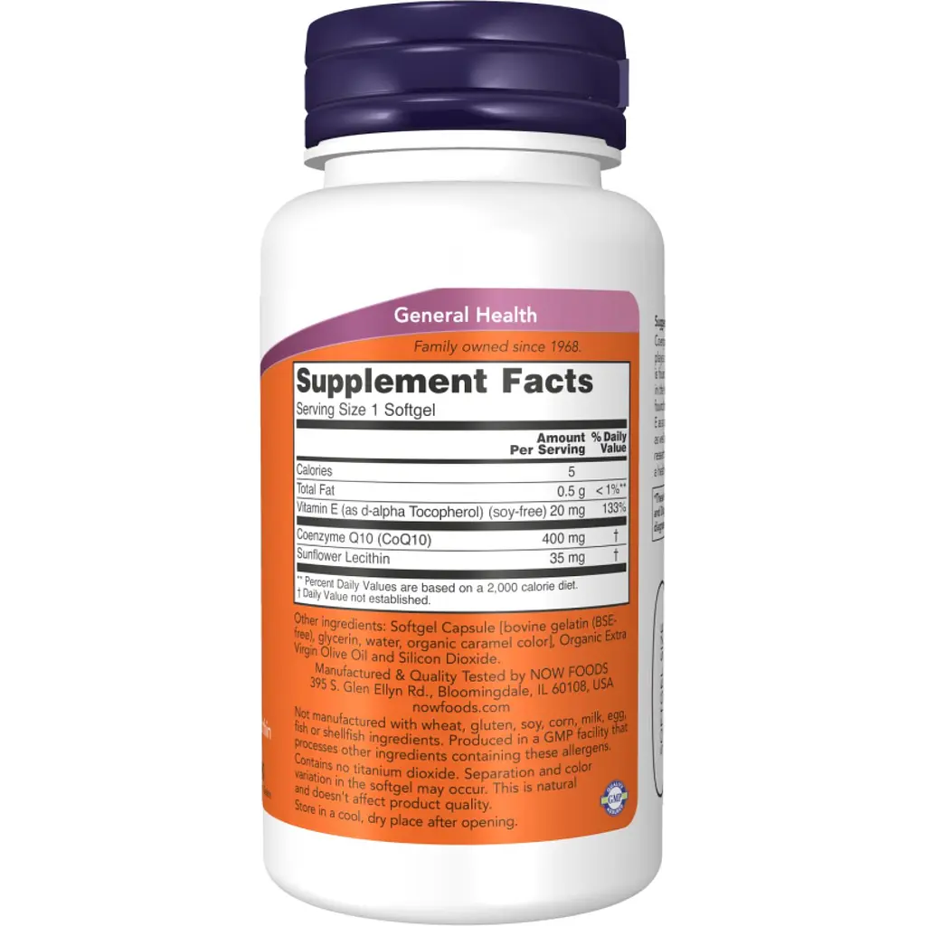Коензим Q10 Now Foods 400 мг 30 капсул - фото 2